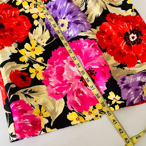 Banana Republic Floral Print Sleeveless Dress Size 6 Multicolored - Picture 7 of 8